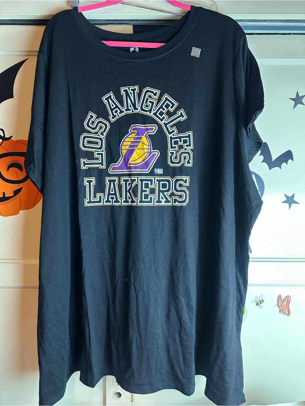 Los Angeles Lakers Black Short-Sleeve Tee plus size torrid size 6X
